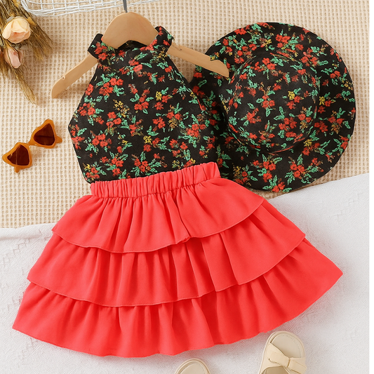 layer Ruffle skirt