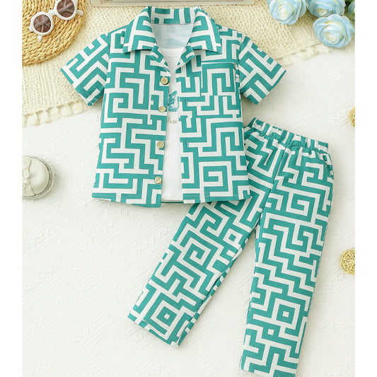 Printed Court 3 Pcs Set
